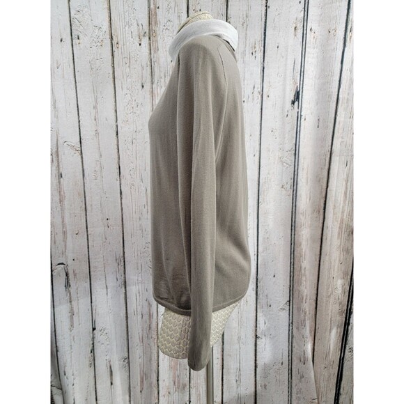 LM Women's Medium Armani Cashmere/Wool Turtleneck Lightweight Pullover Sweater - Picture 5 of 6